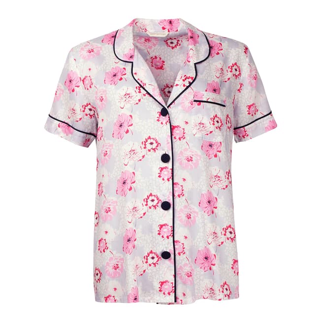 Cyberjammies White/Pink Peony Delight Woven Top