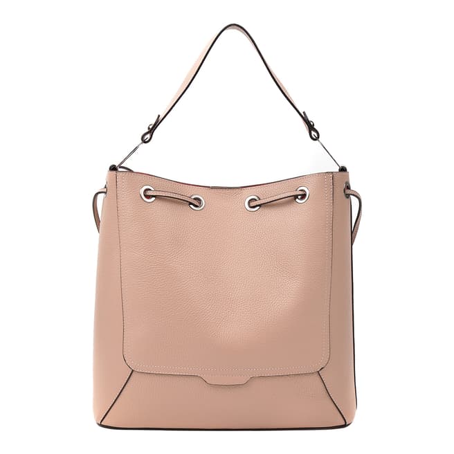 Renata Corsi Pink Leather Soft Shoulder Bag