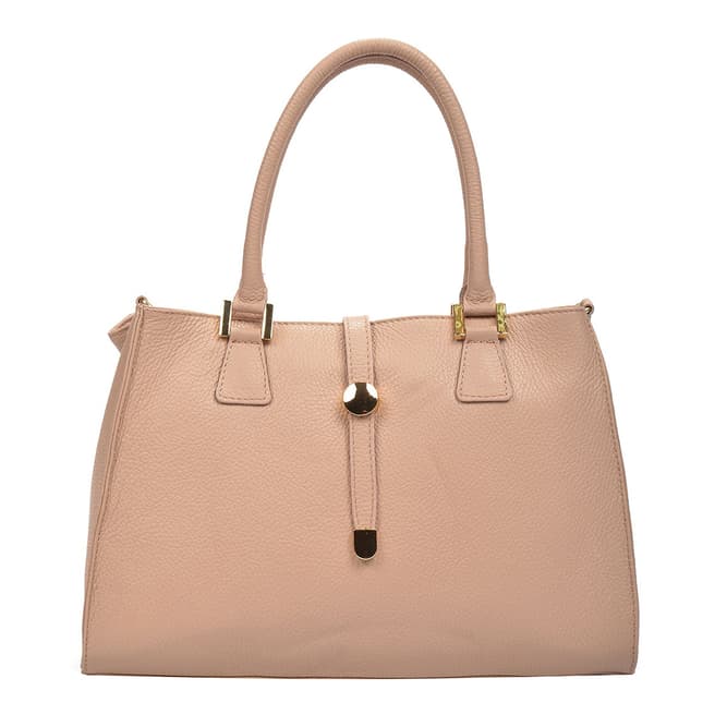 Renata Corsi Pink Leather Tote Bag