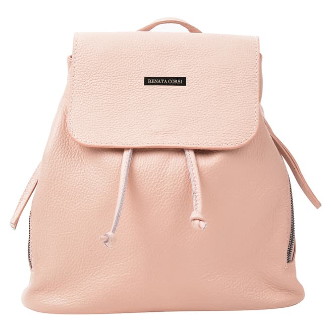 Renata Corsi Pink Leather Backpack