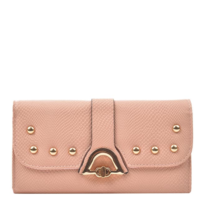 Renata Corsi Pink Leather Flap Over Wallet
