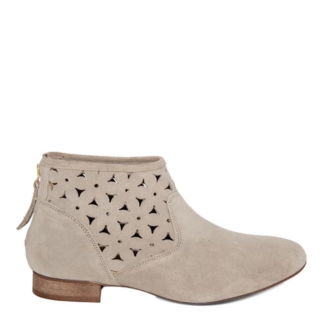 Eye Taupe Suede Patterned Ankle Boot