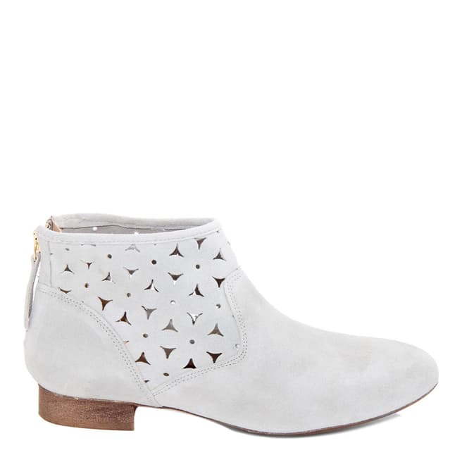 Eye Off White Suede Patterned Ankle Boot