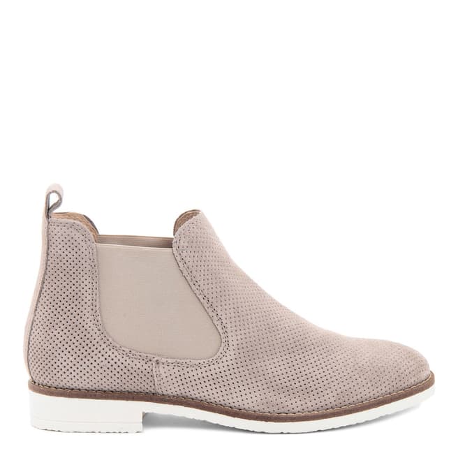 Eye Taupe Perforated Suede Chelsea Boot