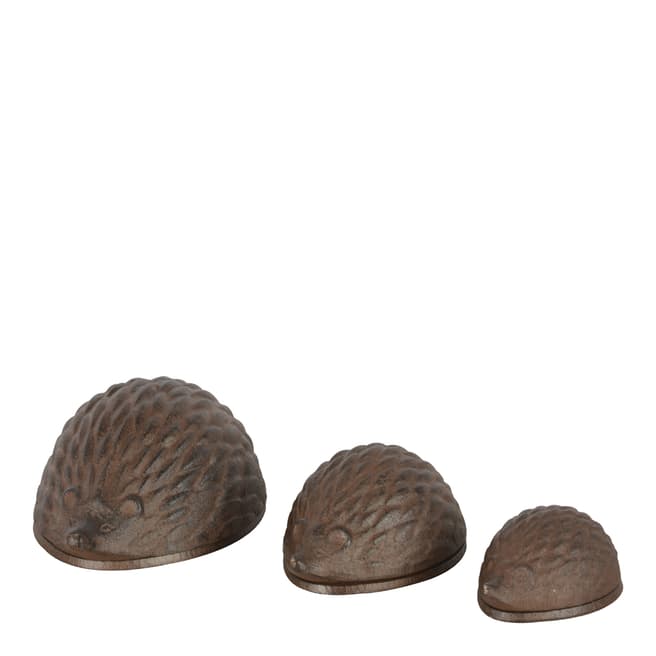 Fallen Fruits Set of 3 Cast Iron Matryoshka Hedgehog Key Keeper