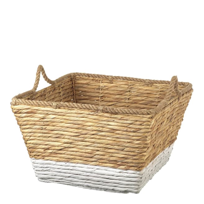 Parlane Natural/White Burton Large Basket