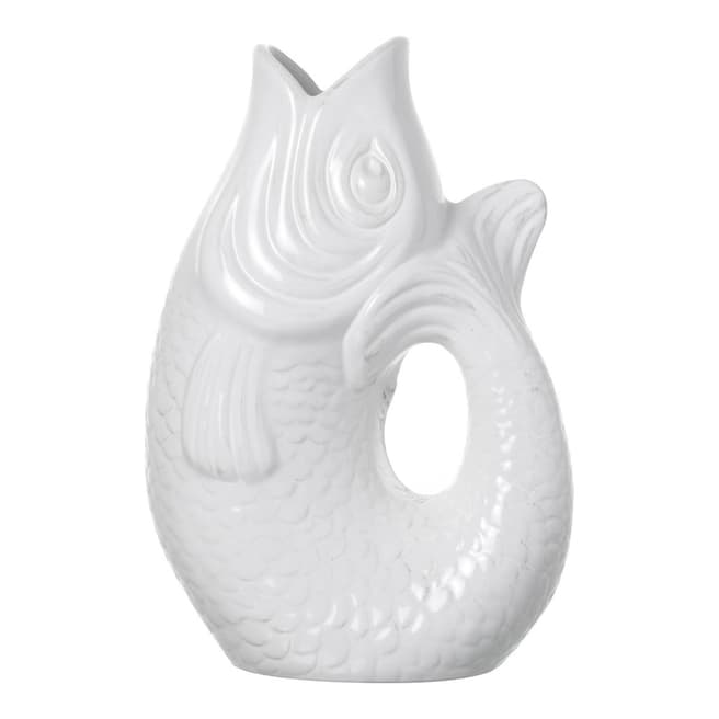 Parlane White Guggle Large Vase