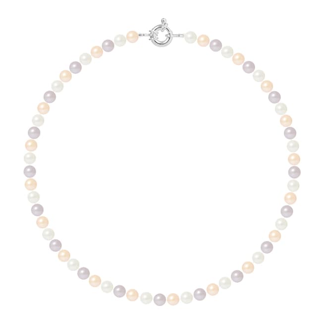 Mitzuko Multi Silver Freshwater Pearl Necklace