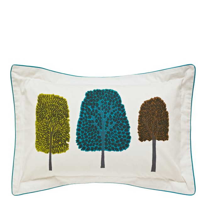 Scion Cedar Oxford Pillowcase, Kingfisher