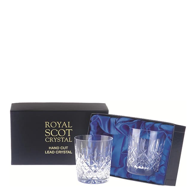 Royal Scot Crystal London Set of 2 Large Tumblers