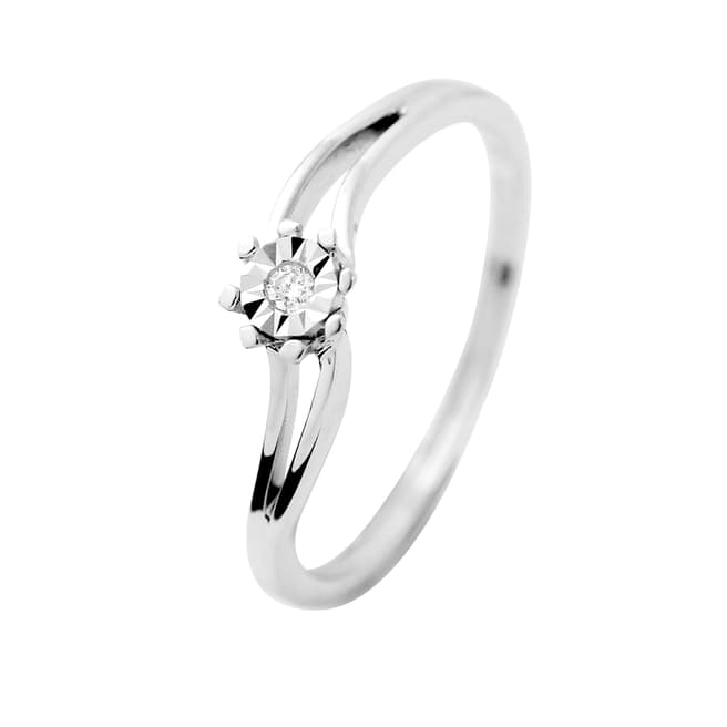 Dyamant White Gold Prestige Diamond Ring 0.015 Cts