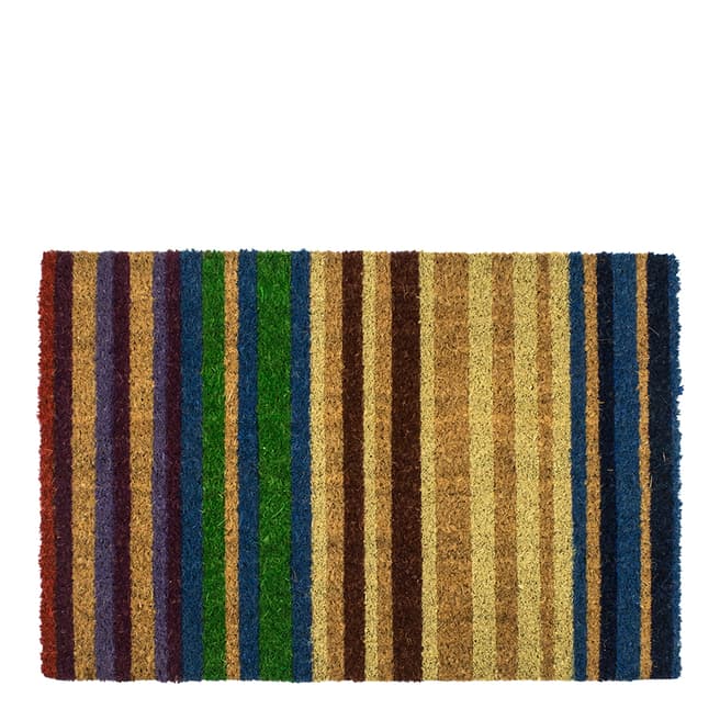Entryways Rainbow Coir Doormat