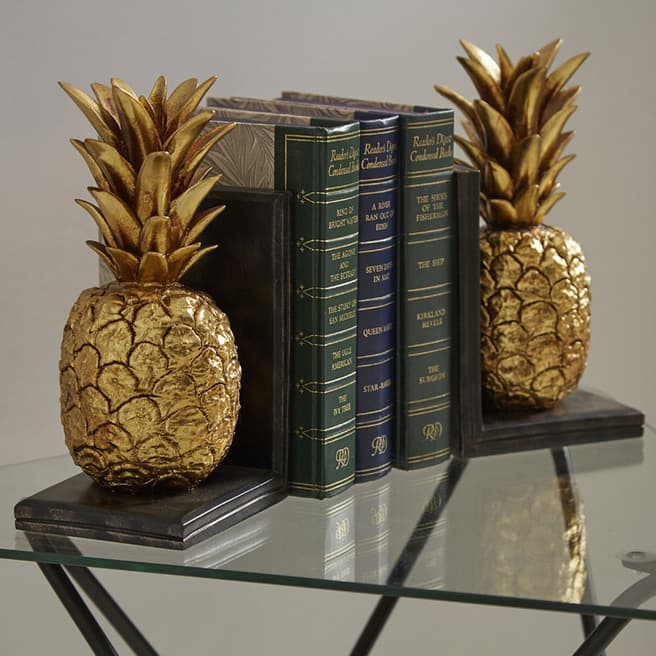 Premier Housewares Set of 2 Pineapple Bookends