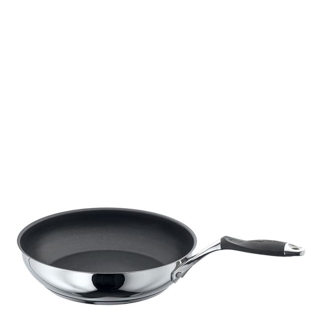 James Martin Stainless Steel Induction Non Stick Frying Pan, 26cm