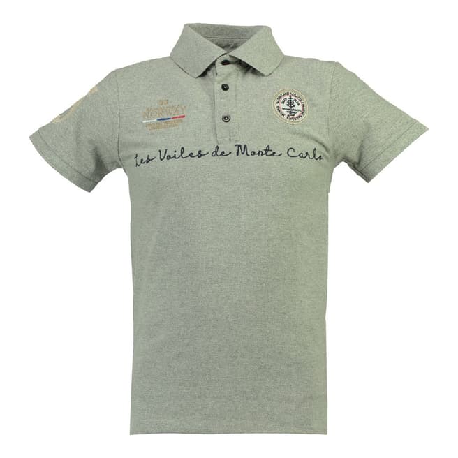Geographical Norway Men's Grey Kolostar Polo