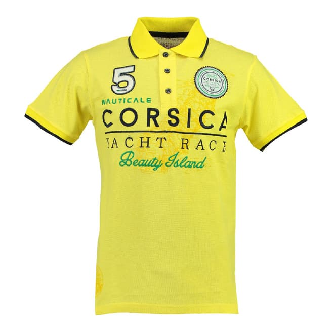 Geographical Norway Men's Yellow Kelistica Polo Shirt