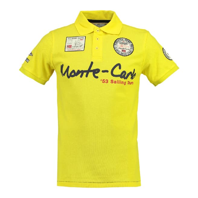 Geographical Norway Men's Yellow Komen Polo Shirt