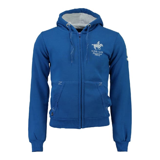 Geographical Norway Men's Blue Gampai Hood Sweater