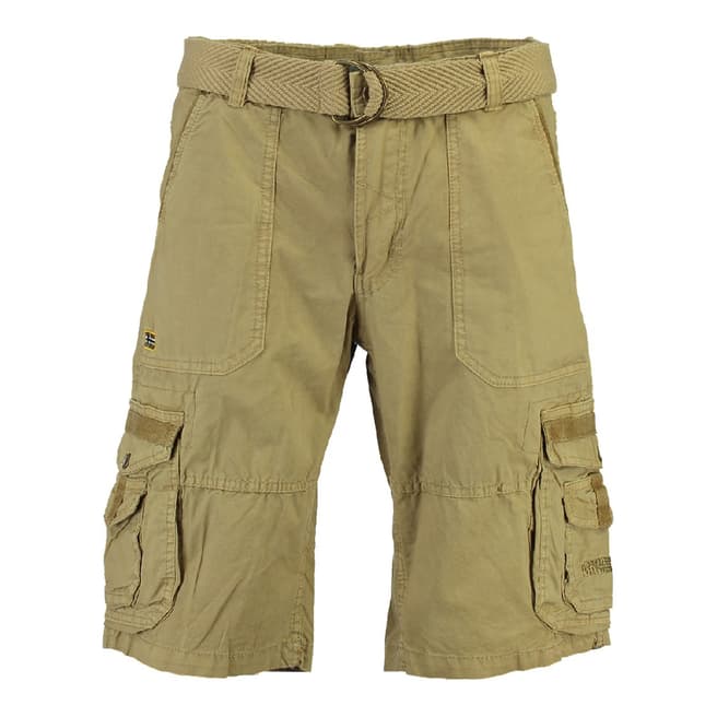 Geographical Norway Men's Beige Perou Shorts