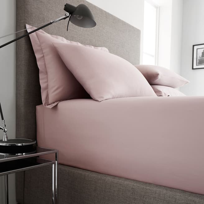 Limited Edition Single Fitted Sheet, Dusky Pink