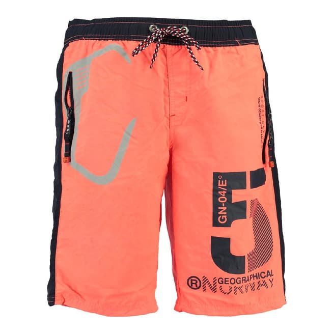 Geographical Norway Boy's Coral Qraviara Swim Shorts