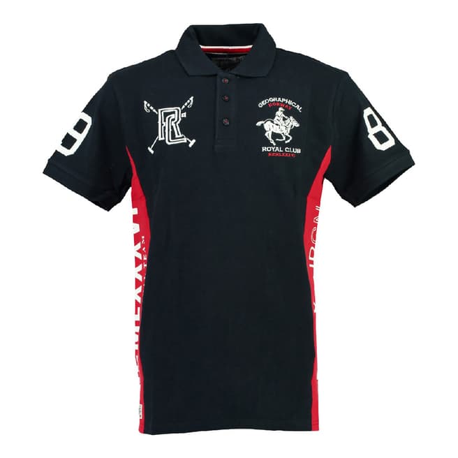 Geographical Norway Boy's Navy/Red Kevian Polo Shirt