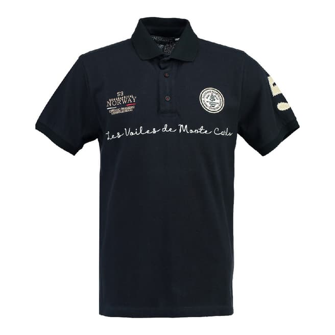 Geographical Norway Boy's Navy Kolostar Polo Shirt