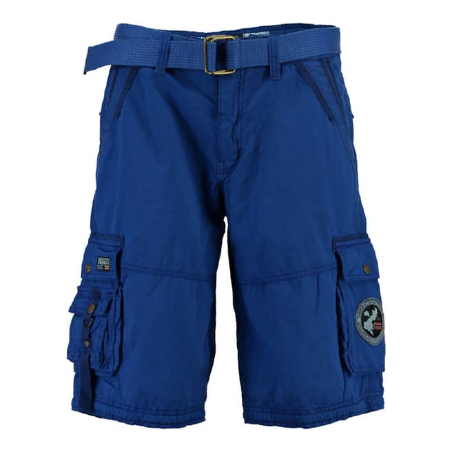 Geographical Norway Boy's Royal Blue Pantheon Shorts