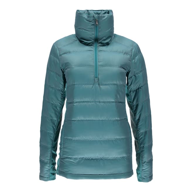 Spyder Women's Blue Solitude Half Zip Jacket 