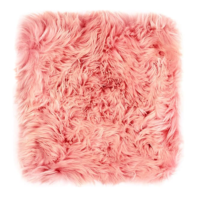 Royal Dream Heavenly Pink Sheepskin Chair Pad 40x40cm