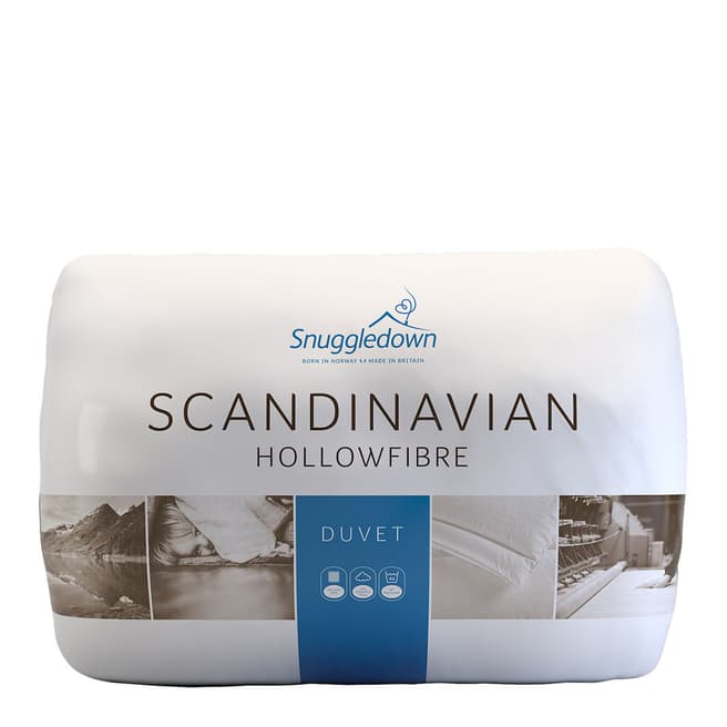 Snuggledown Scandinavian Hollowfibre Single 4.5 Tog Duvet