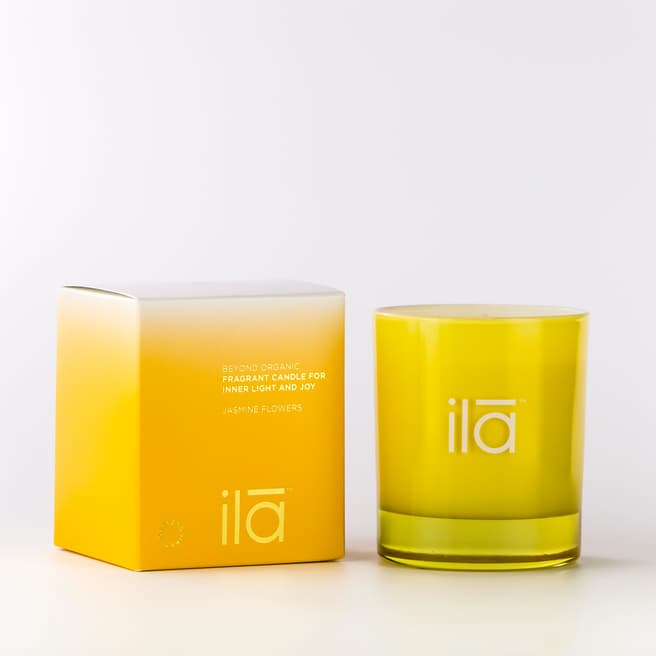 ila spa Fragrant Candle for Inner Light and Joy, Jasmine Flowers