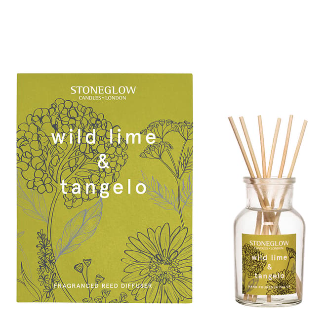 Stoneglow Candles Potager Garden Wild Lime & Tangelo Reed Diffuser