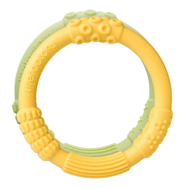 Lifefactory Set of 2 Yellow/Spring Green Teethers