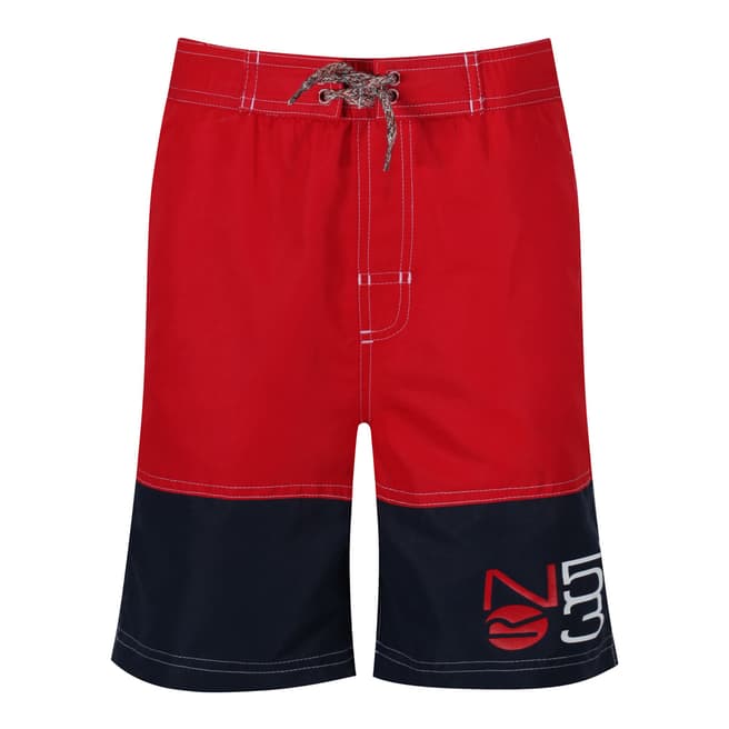 Regatta Kid's Pepper/Navy Shaul Swimming Shorts