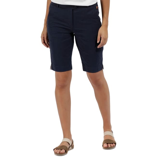 Regatta Women's Navy Cotton Sophillia Shorts