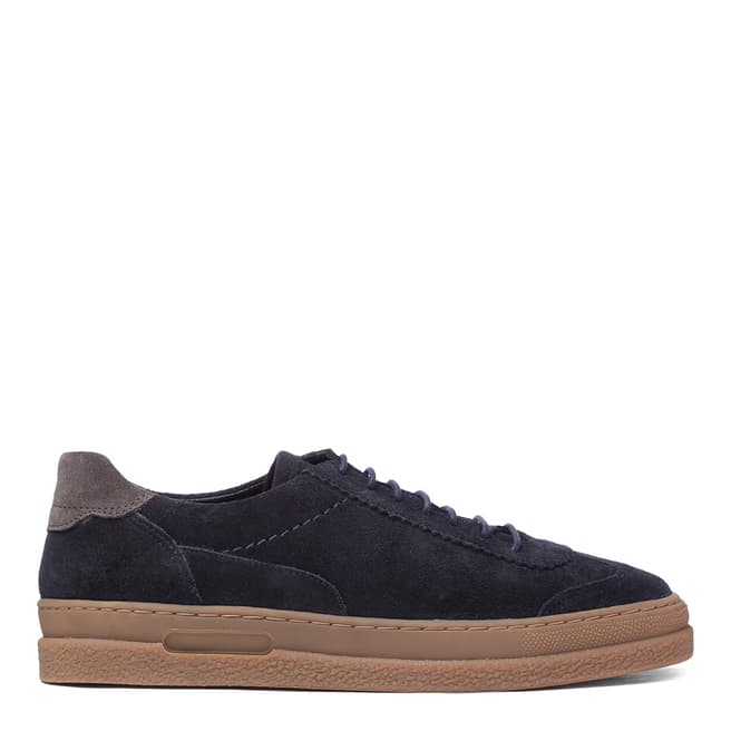 H by Hudson Navy Suede Abbroath Retro Sneakers