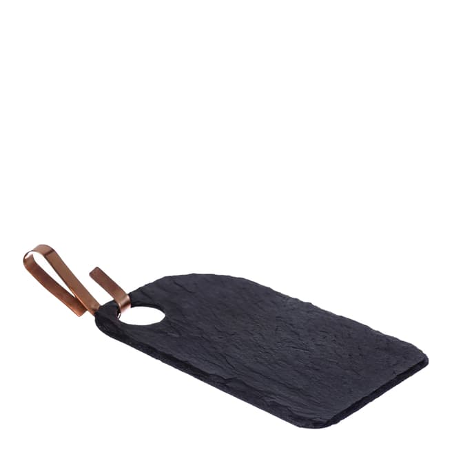 Just Slate Small Hanging Serving Board with Copper Hook