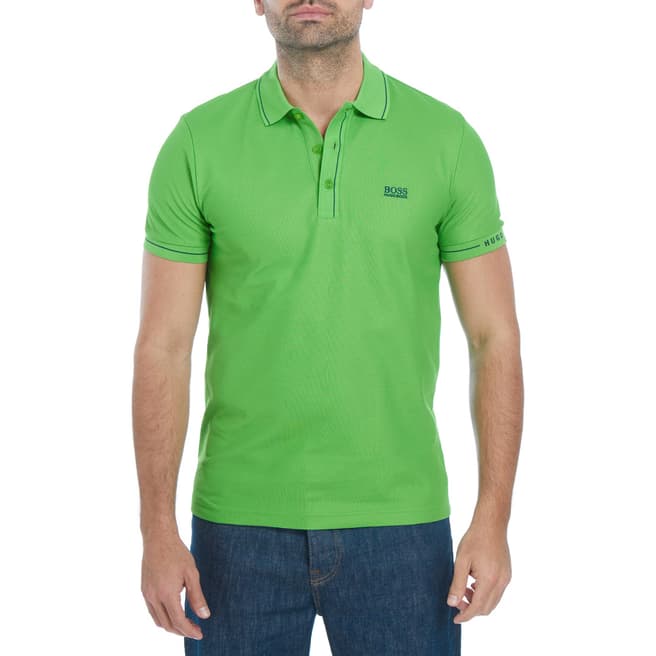 BOSS Green Open Green Paule Cotton Polo Shirt