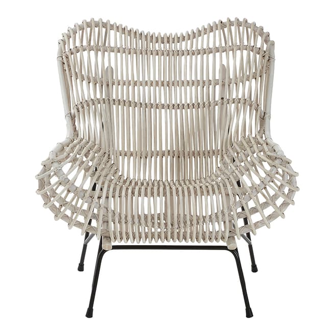 Fifty Five South White Java Occasional Chair