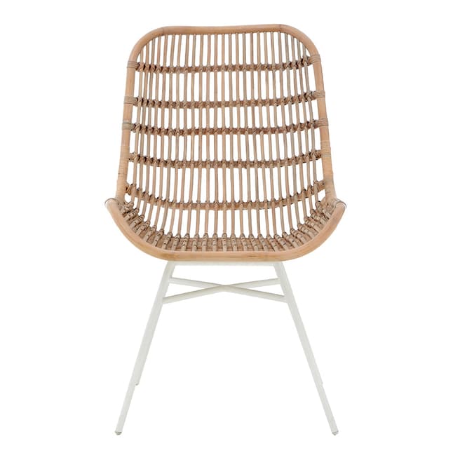 Fifty Five South Lagom Rattan Chair, White Wash