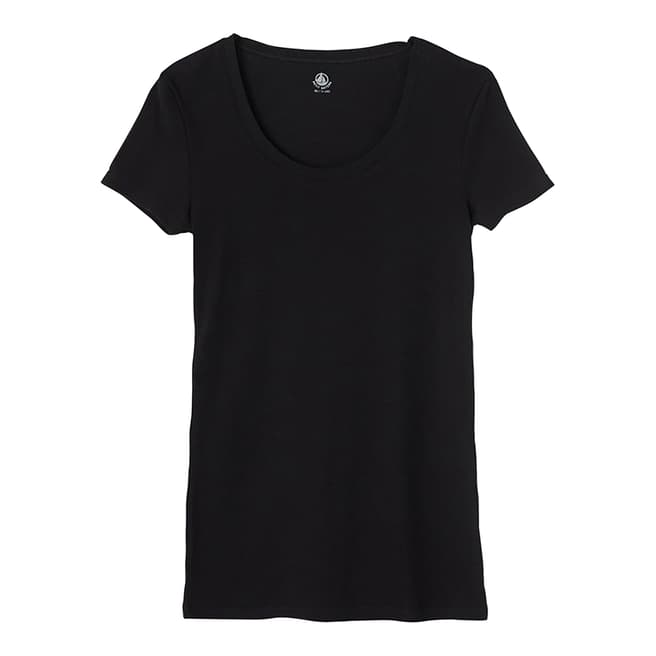 Petit Bateau Black Light Cotton T-Shirt