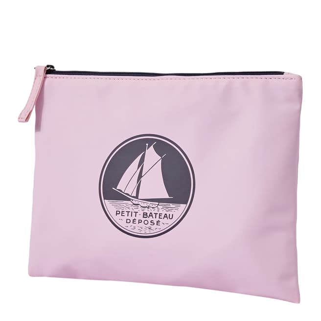Petit Bateau Pink Waterproof Clutch Bag