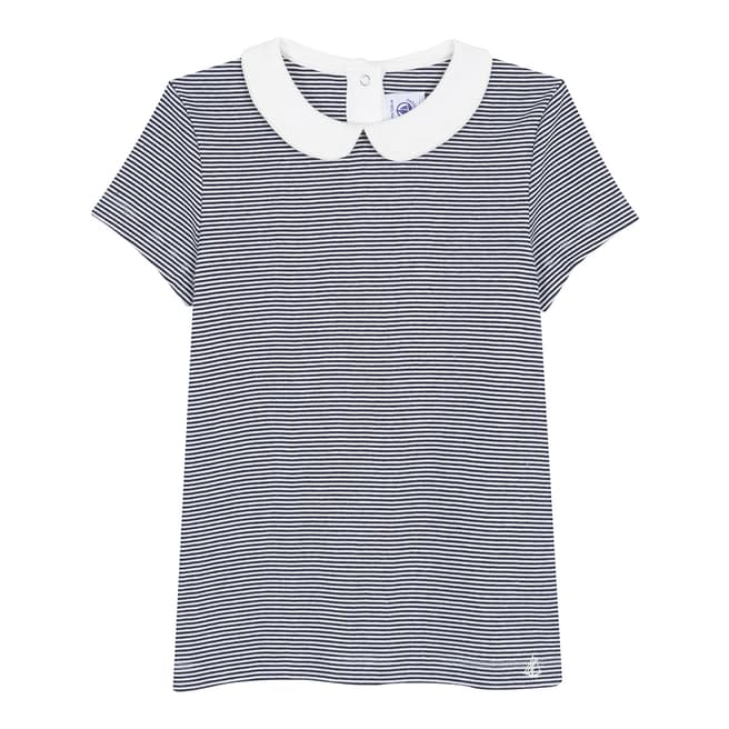 Petit Bateau Navy/Cream Striped T-Shirt
