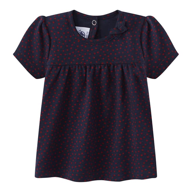 Petit Bateau Baby Girl's All Over Print T-Shirt