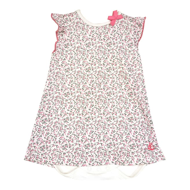 Petit Bateau Baby Girl's Multi Print Bodysuit Dress