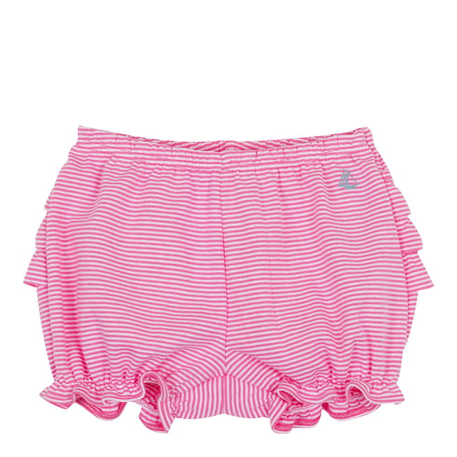 Petit Bateau Baby Girl's Pink Striped Bloomers
