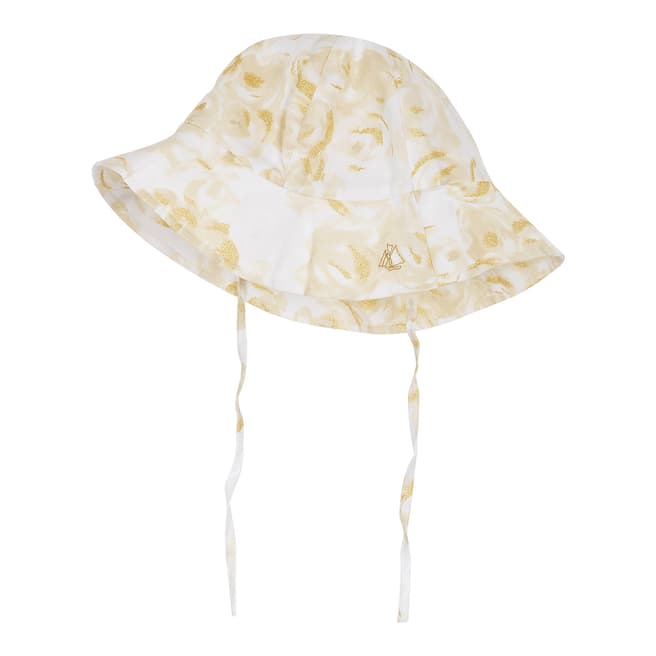 Petit Bateau Baby Girl's Printed Satin Hat