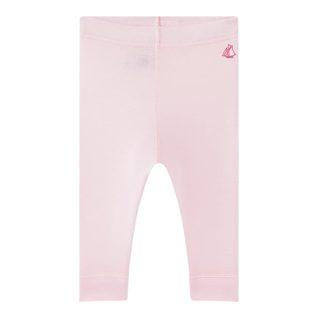 Petit Bateau Baby Girl's Light Pink Leggings
