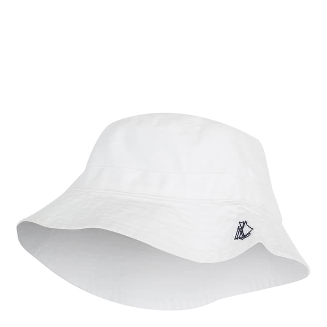 Petit Bateau White Bucket Hat 